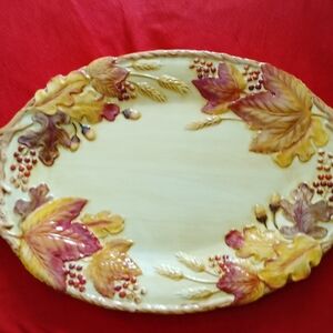 Fitz and Floyd Harvest Classics Handcrafted Ceramic